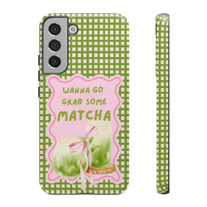 Wanna Go Grab Some Matcha Phone Case - SmartHomeGoodies