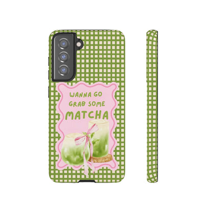 Wanna Go Grab Some Matcha Phone Case - SmartHomeGoodies