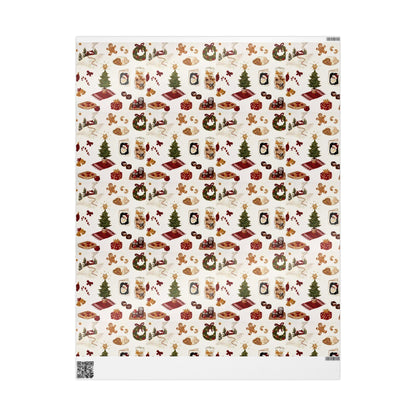 Warmth & Wonder Xmas Gift Wrapping Paper - SmartHomeGoodies