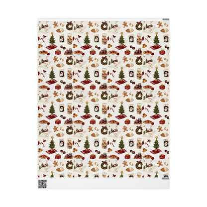 Warmth & Wonder Xmas Gift Wrapping Paper - SmartHomeGoodies