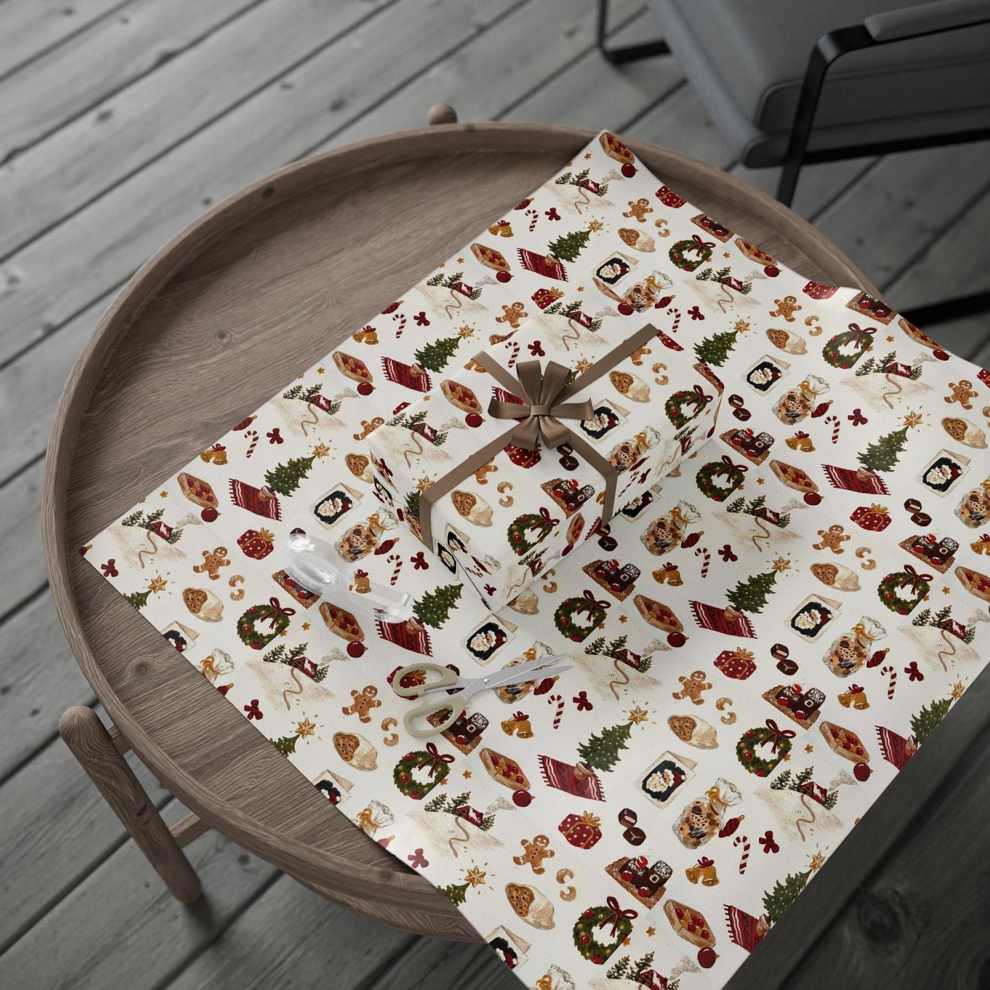 Warmth & Wonder Xmas Gift Wrapping Paper - SmartHomeGoodies