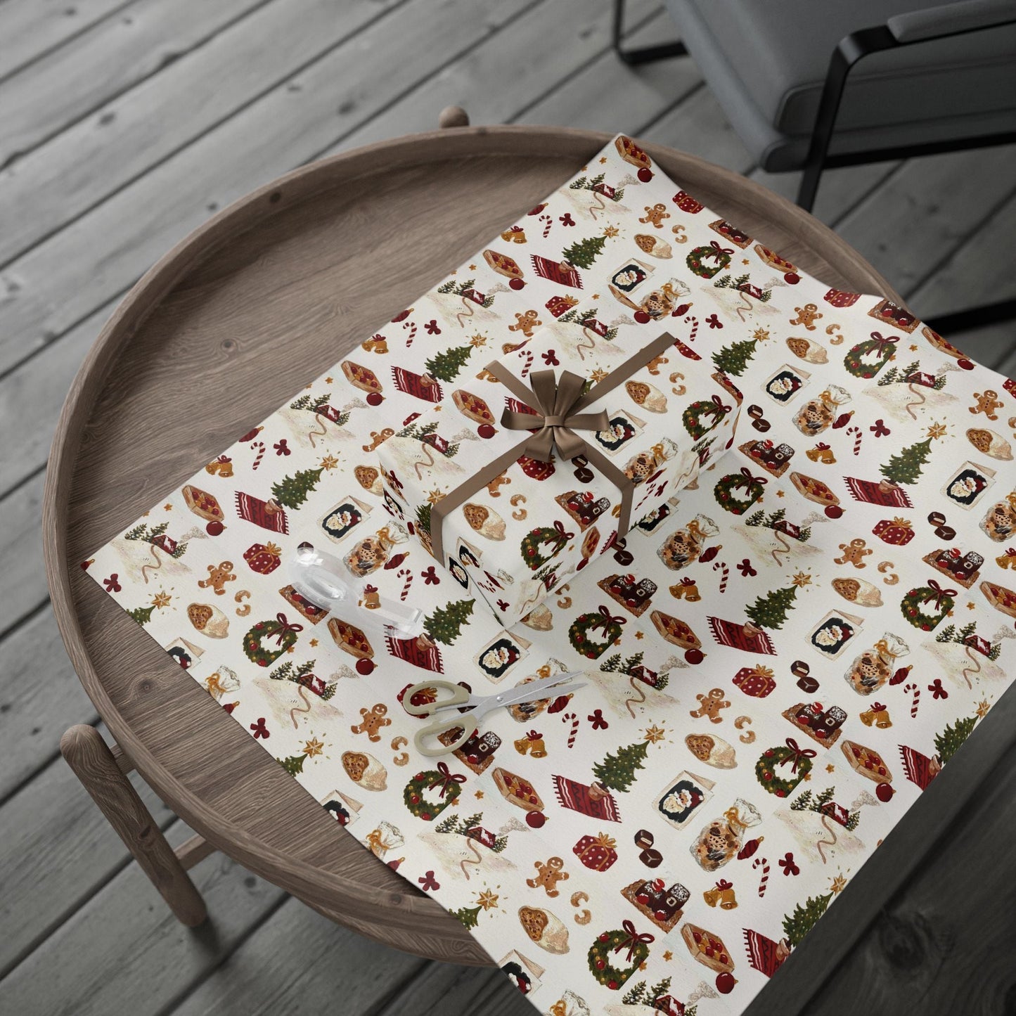 Warmth & Wonder Xmas Gift Wrapping Paper - SmartHomeGoodies