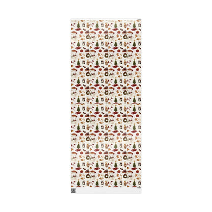 Warmth & Wonder Xmas Gift Wrapping Paper - SmartHomeGoodies