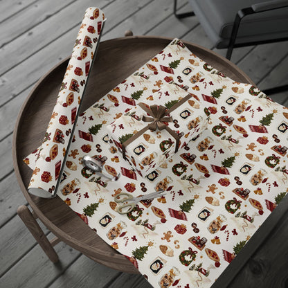 Warmth & Wonder Xmas Gift Wrapping Paper - SmartHomeGoodies