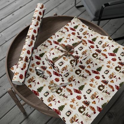 Warmth & Wonder Xmas Gift Wrapping Paper - SmartHomeGoodies