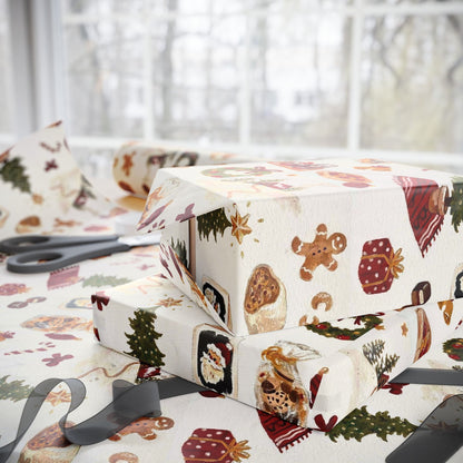Warmth & Wonder Xmas Gift Wrapping Paper - SmartHomeGoodies