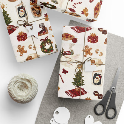 Warmth & Wonder Xmas Gift Wrapping Paper - SmartHomeGoodies