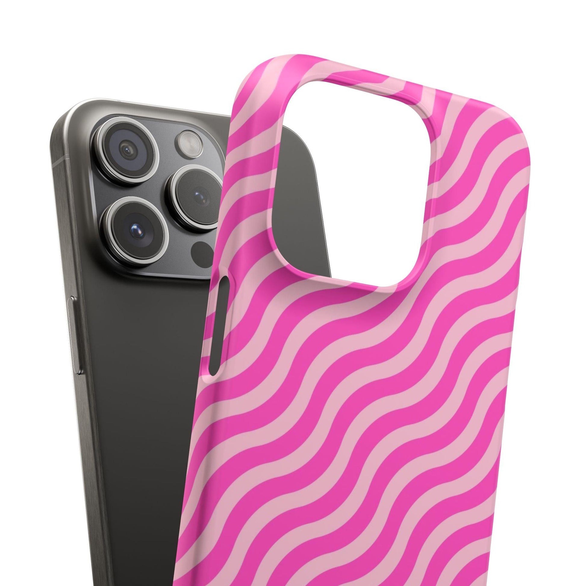 Waveicious Pink Snap iPhone Cases - SmartHomeGoodies
