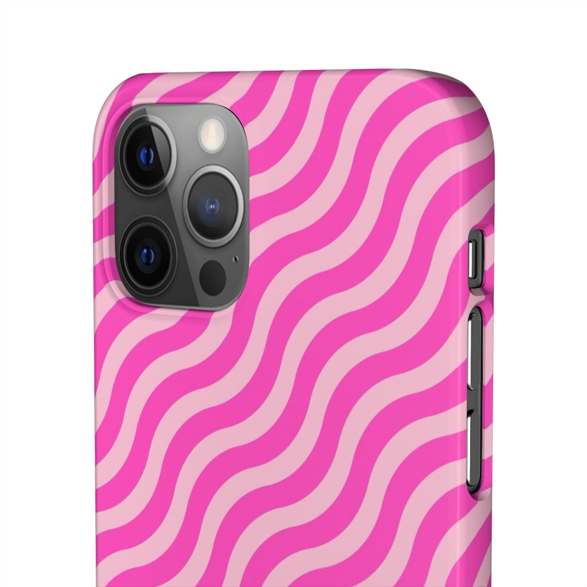 Waveicious Pink Snap iPhone Cases - SmartHomeGoodies