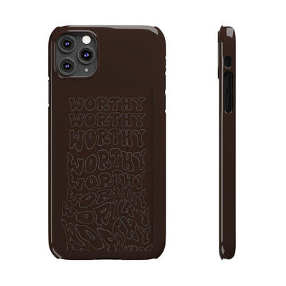 Worthy Brown Slim iPhone Cases - SmartHomeGoodies