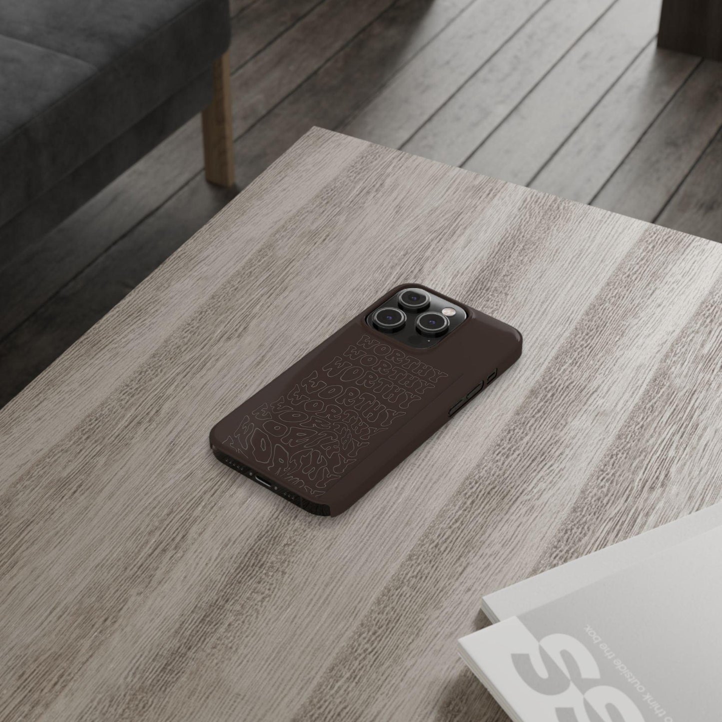 Worthy Brown Slim iPhone Cases - SmartHomeGoodies