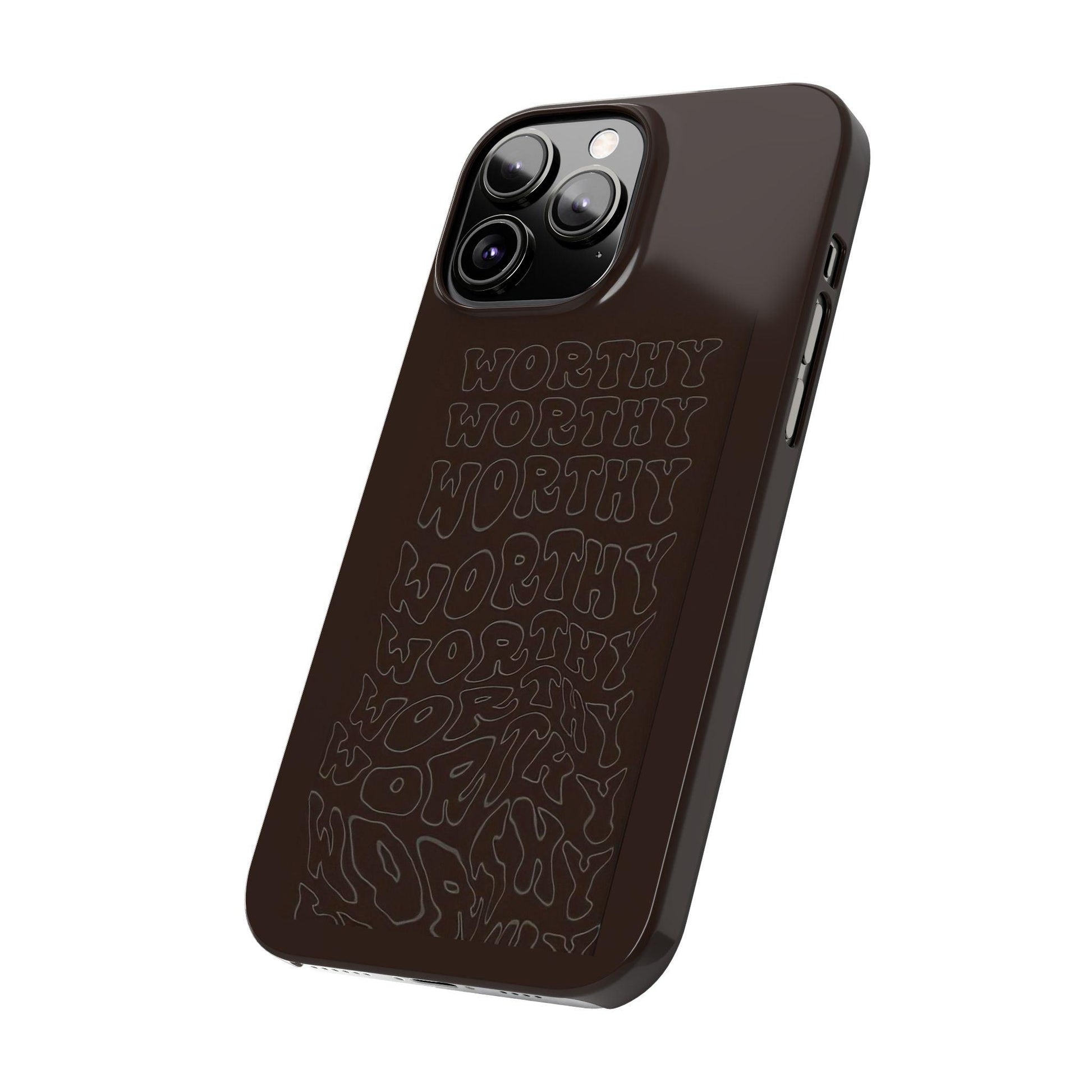 Worthy Brown Slim iPhone Cases - SmartHomeGoodies