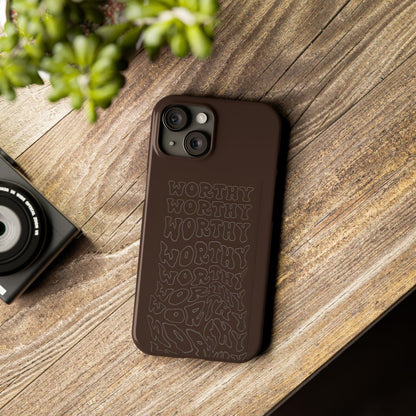Worthy Brown Slim iPhone Cases - SmartHomeGoodies