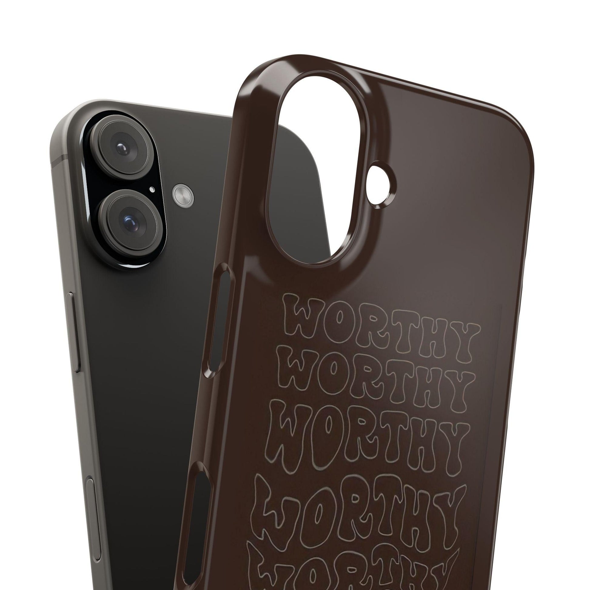 Worthy Brown Slim iPhone Cases - SmartHomeGoodies