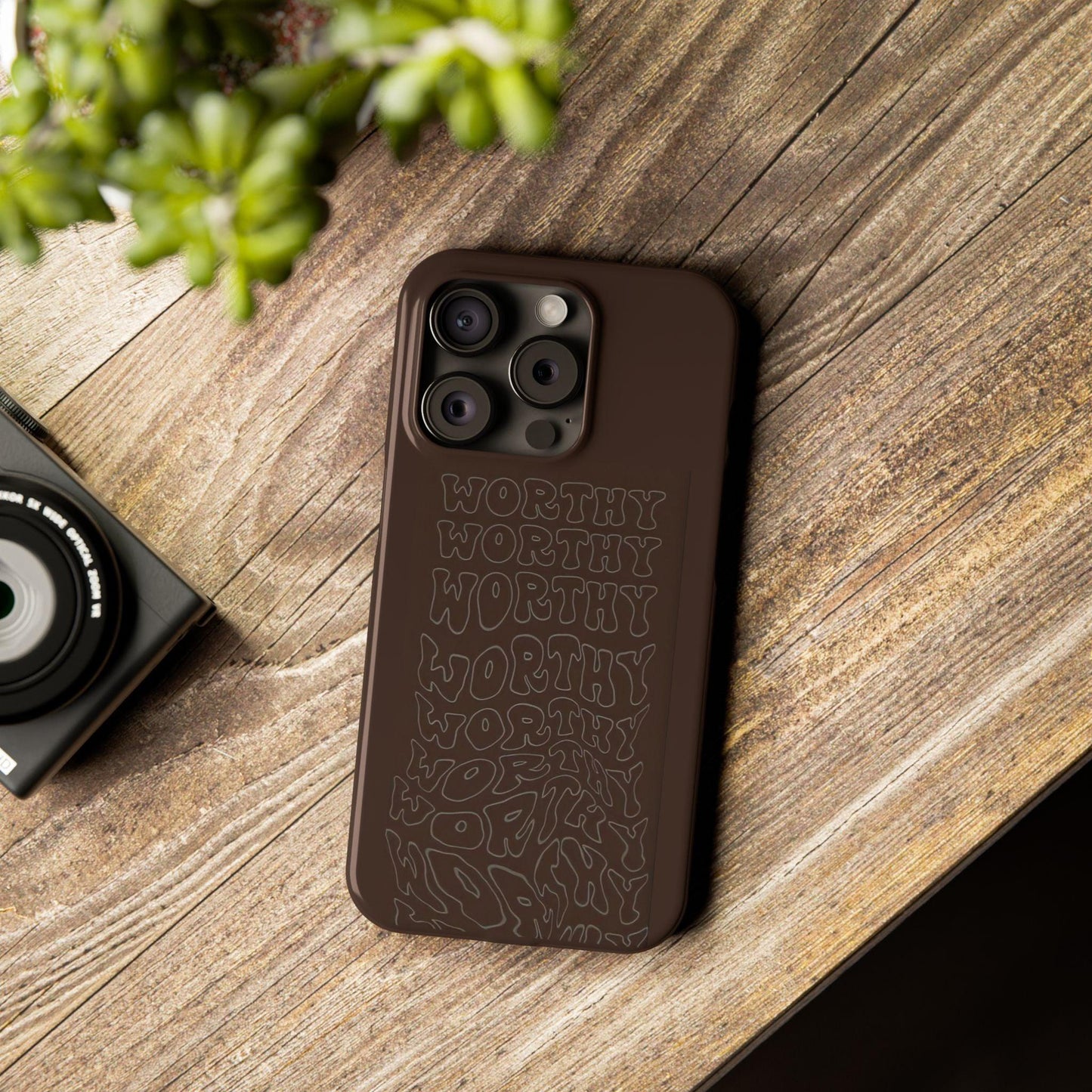 Worthy Brown Slim iPhone Cases - SmartHomeGoodies