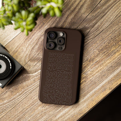 Worthy Brown Slim iPhone Cases - SmartHomeGoodies