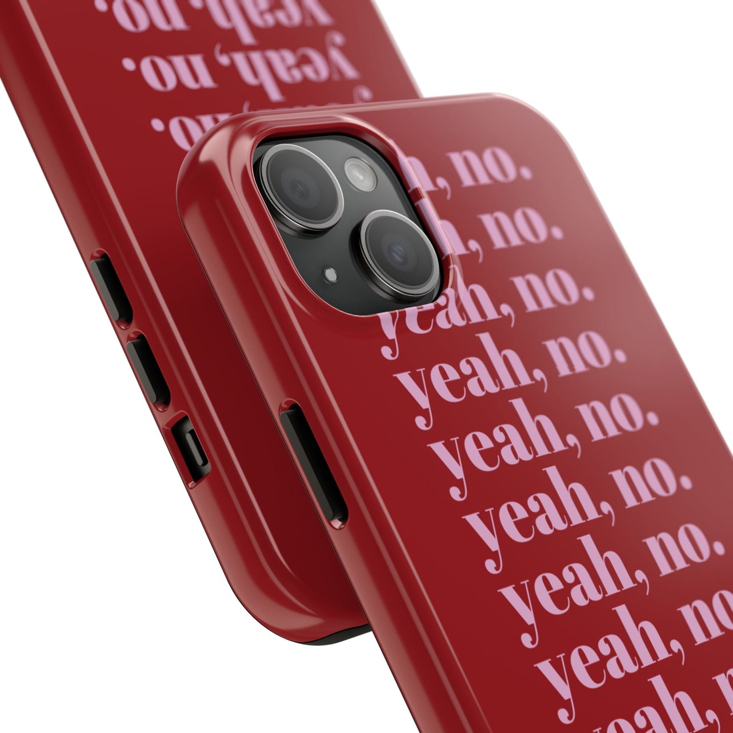 yeah, no. Quirky Tough iPhone Cases in red - SmartHomeGoodies