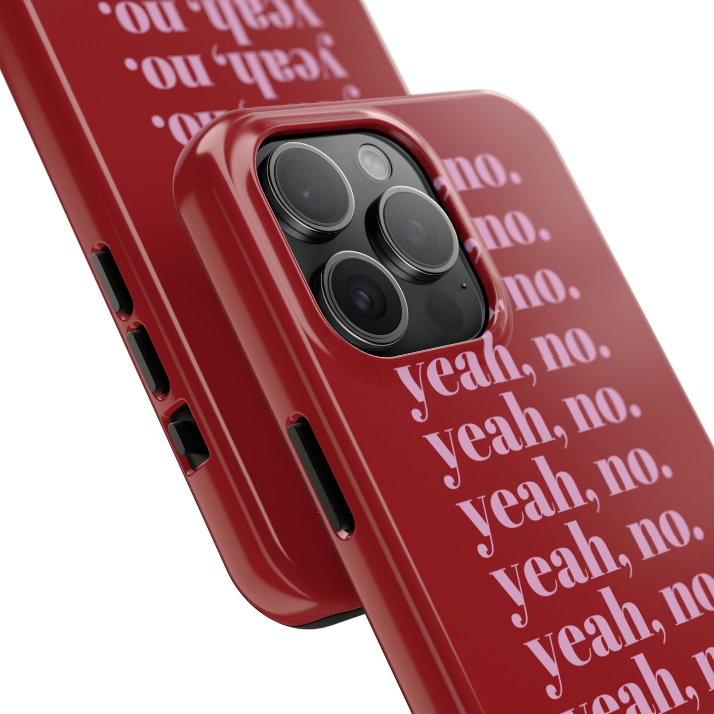 yeah, no. Quirky Tough iPhone Cases in red - SmartHomeGoodies