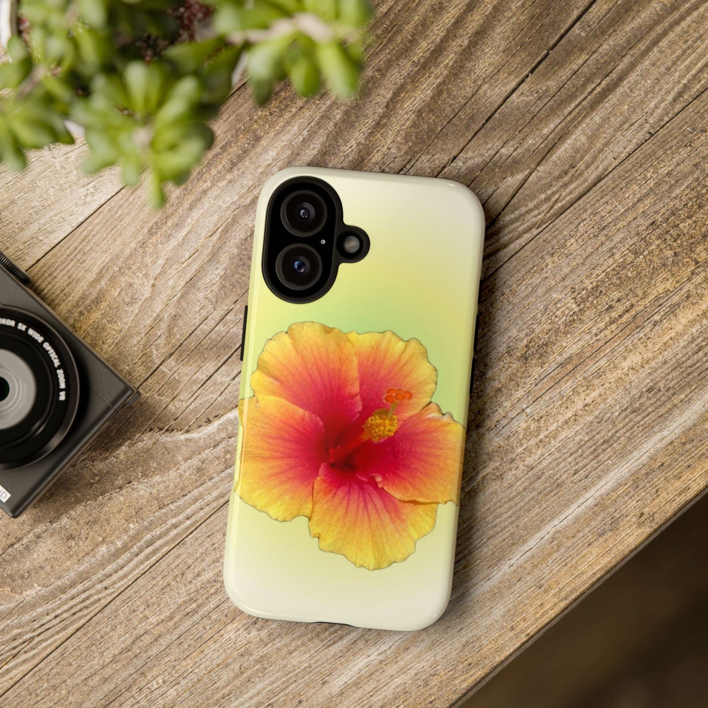 Yellow Hibiscus Phone Case - SmartHomeGoodies