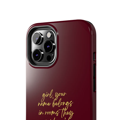 "Your Name Belongs" Tough Phone Cases - SmartHomeGoodies