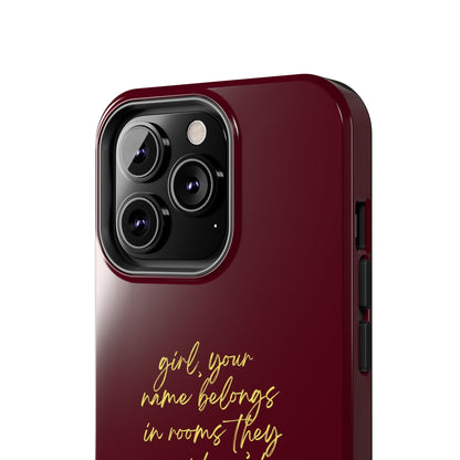 "Your Name Belongs" Tough Phone Cases - SmartHomeGoodies