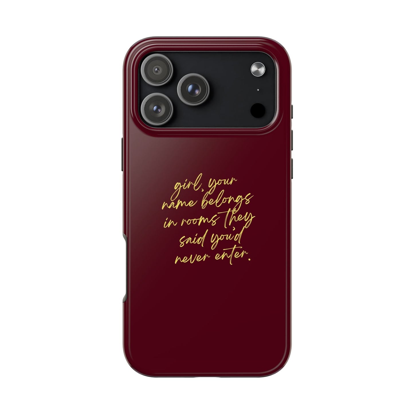 "Your Name Belongs" Tough Phone Cases - SmartHomeGoodies