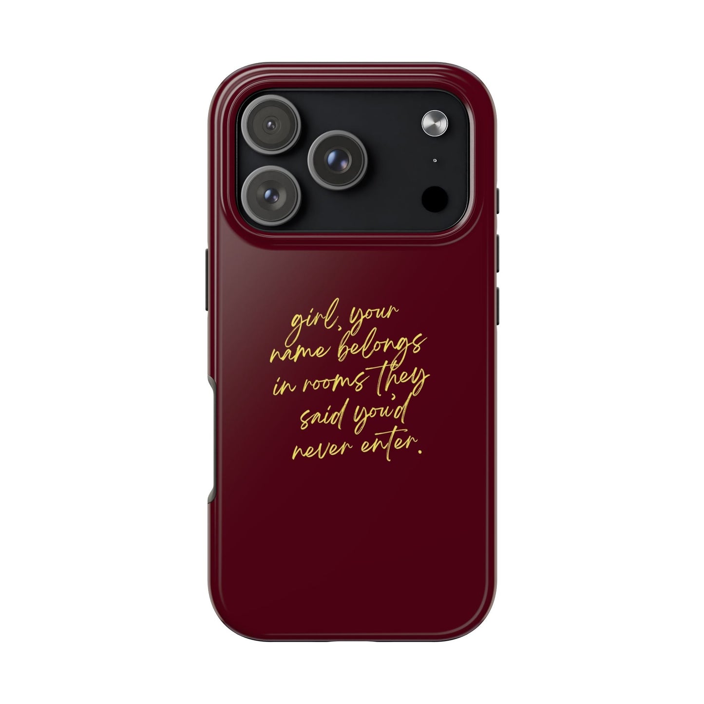 "Your Name Belongs" Tough Phone Cases - SmartHomeGoodies