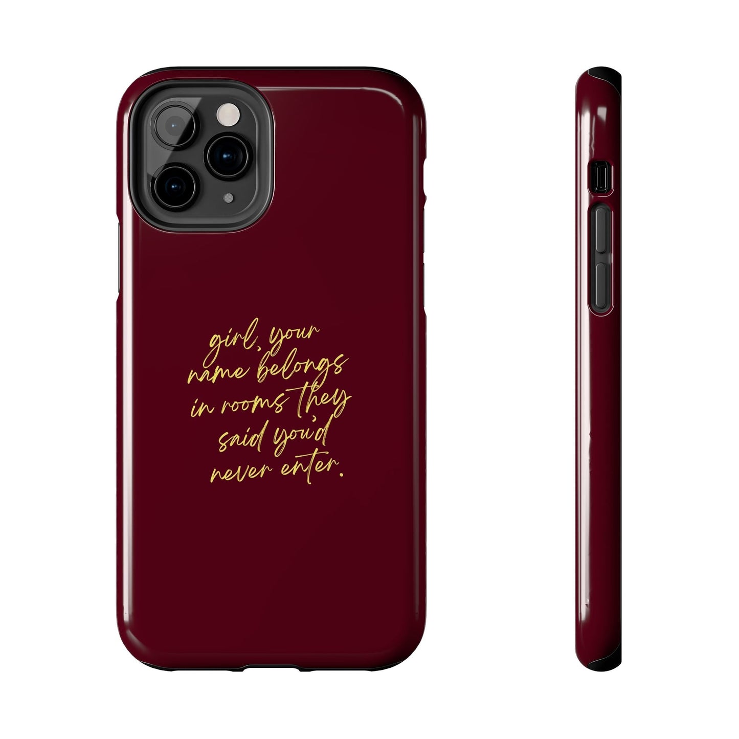 "Your Name Belongs" Tough Phone Cases - SmartHomeGoodies
